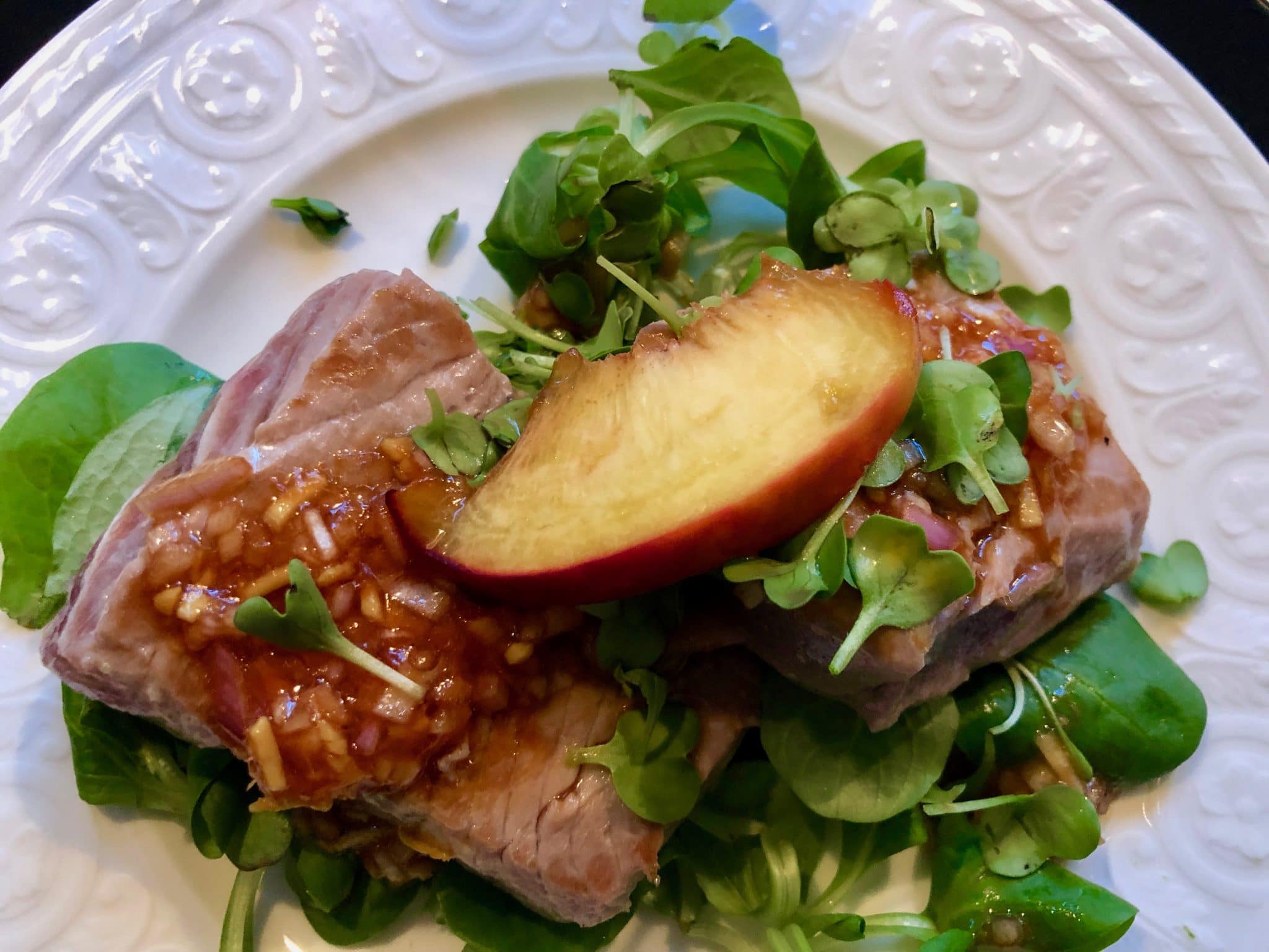 Thunfischfilet auf Salate mit Wagamama Dressing » japanische Inspiration!