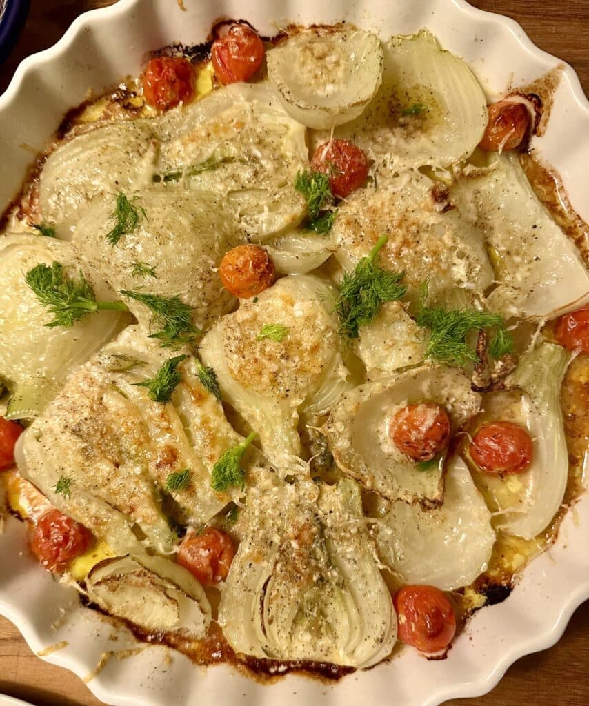 Fenchel aus dem Ofen mit Parmesan - sehr italienisch!